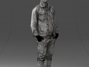 jeans jaket 0721-2 3d print ready 3D Print Model