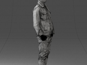 jeans jaket 0721-2 3d print ready 3D Print Model