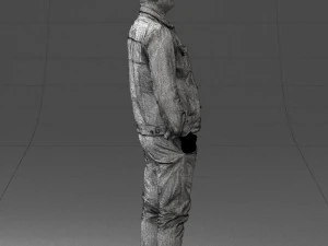 jeans jaket 0721-2 3d print ready 3D Print Model