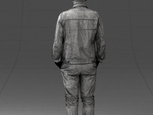 jeans jaket 0721-2 3d print ready 3D Print Model