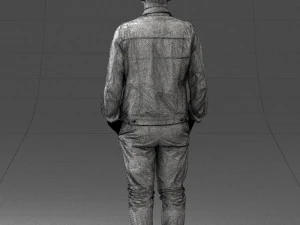 jeans jaket 0721-2 3d print ready 3D Print Model