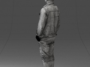 jeans jaket 0721-2 3d print ready 3D Print Model