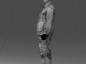 jeans jaket 0721-2 3d print ready 3D Print Model
