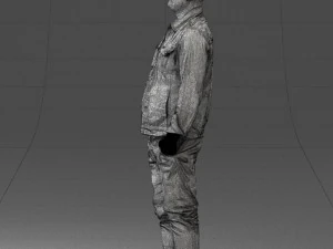 jeans jaket 0721-2 3d print ready 3D Print Model