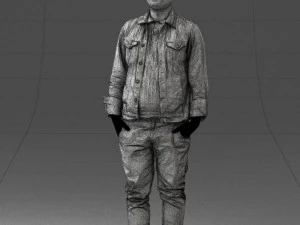 jeans jaket 0721-2 3d print ready 3D Print Model