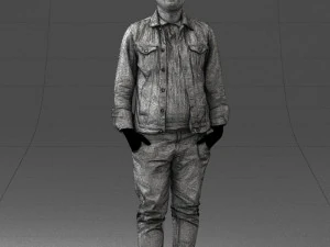 jeans jaket 0721-2 3d print ready 3D Print Model