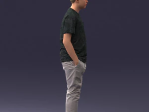 boy casual cloth 0725 3D Model
