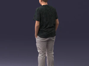 boy casual cloth 0725 3D Model