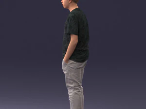 boy casual cloth 0725 3D Model