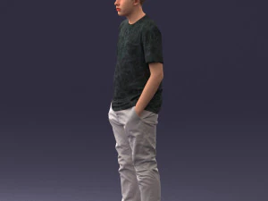 boy casual cloth 0725 3D Model