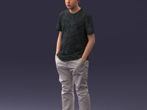boy casual cloth 0725 Modèle 3D