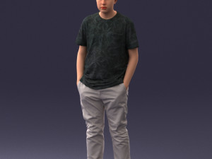 boy casual cloth 0725 Modèle 3D