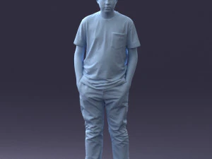 boy casual cloth 0725 3D Model