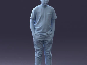 boy casual cloth 0725 3D Model