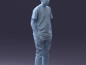 boy casual cloth 0725 3D Model