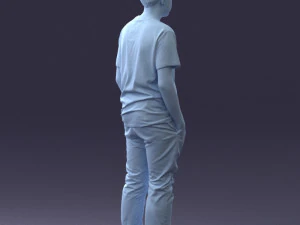 boy casual cloth 0725 3D Model