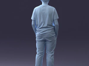 boy casual cloth 0725 3D Model