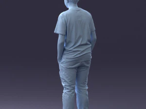 boy casual cloth 0725 3D Model