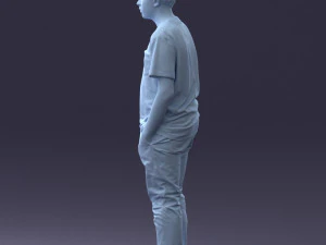 boy casual cloth 0725 3D Model