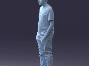 boy casual cloth 0725 3D Model