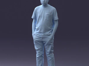 boy casual cloth 0725 3D Model