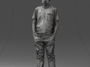 boy casual cloth 0725 Modèle 3D