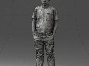 boy casual cloth 0725 3D Model