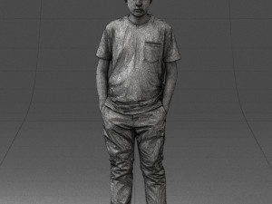 boy casual cloth 0725 Modèle 3D