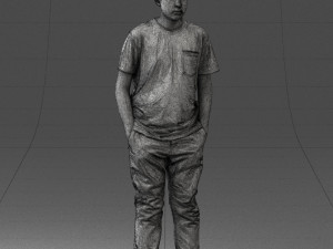 boy casual cloth 0725 Modèle 3D