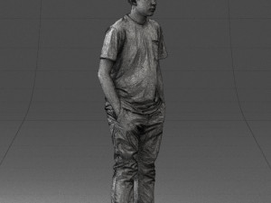 boy casual cloth 0725 Modèle 3D