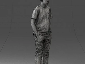 boy casual cloth 0725 3D Model