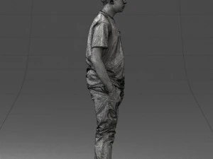 boy casual cloth 0725 3D Model