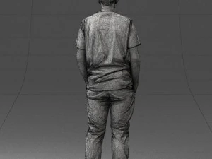boy casual cloth 0725 3D Model