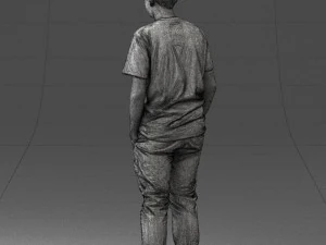 boy casual cloth 0725 3D Model