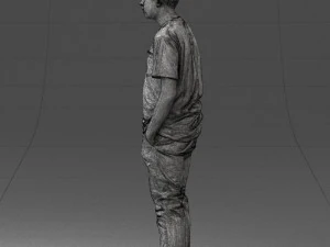 boy casual cloth 0725 3D Model