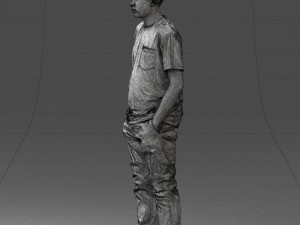 boy casual cloth 0725 Modèle 3D
