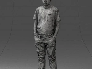 boy casual cloth 0725 3D Model