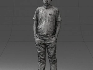 boy casual cloth 0725 3D Model