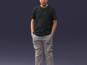 boy casual cloth 0725 3d print ready 3D Print Model
