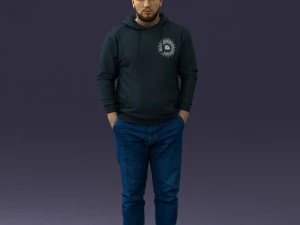 hombre casual 0218 listo para imprimir en 3d Modelo de impresión 3D