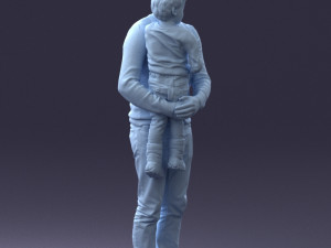 father and son 1226 Modelo 3D