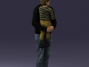father and son 1226 3d print ready 3D 프린트 모델