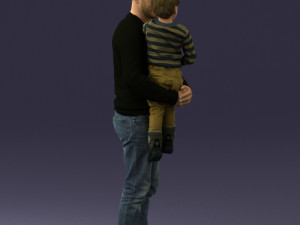 father and son 1226 3d print ready 3D 프린트 모델