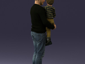 father and son 1226 3d print ready 3D 프린트 모델
