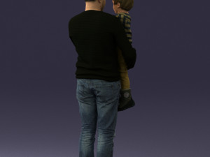 father and son 1226 3d print ready 3D 프린트 모델