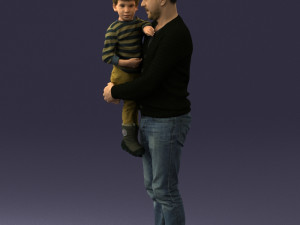 father and son 1226 3d print ready 3D 프린트 모델
