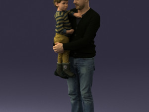 father and son 1226 3d print ready 3D 프린트 모델