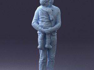 father and son 1226 3d print ready 3D 프린트 모델