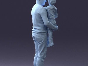 father and son 1226 3d print ready 3D 프린트 모델