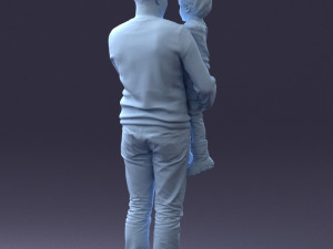 father and son 1226 3d print ready 3D 프린트 모델
